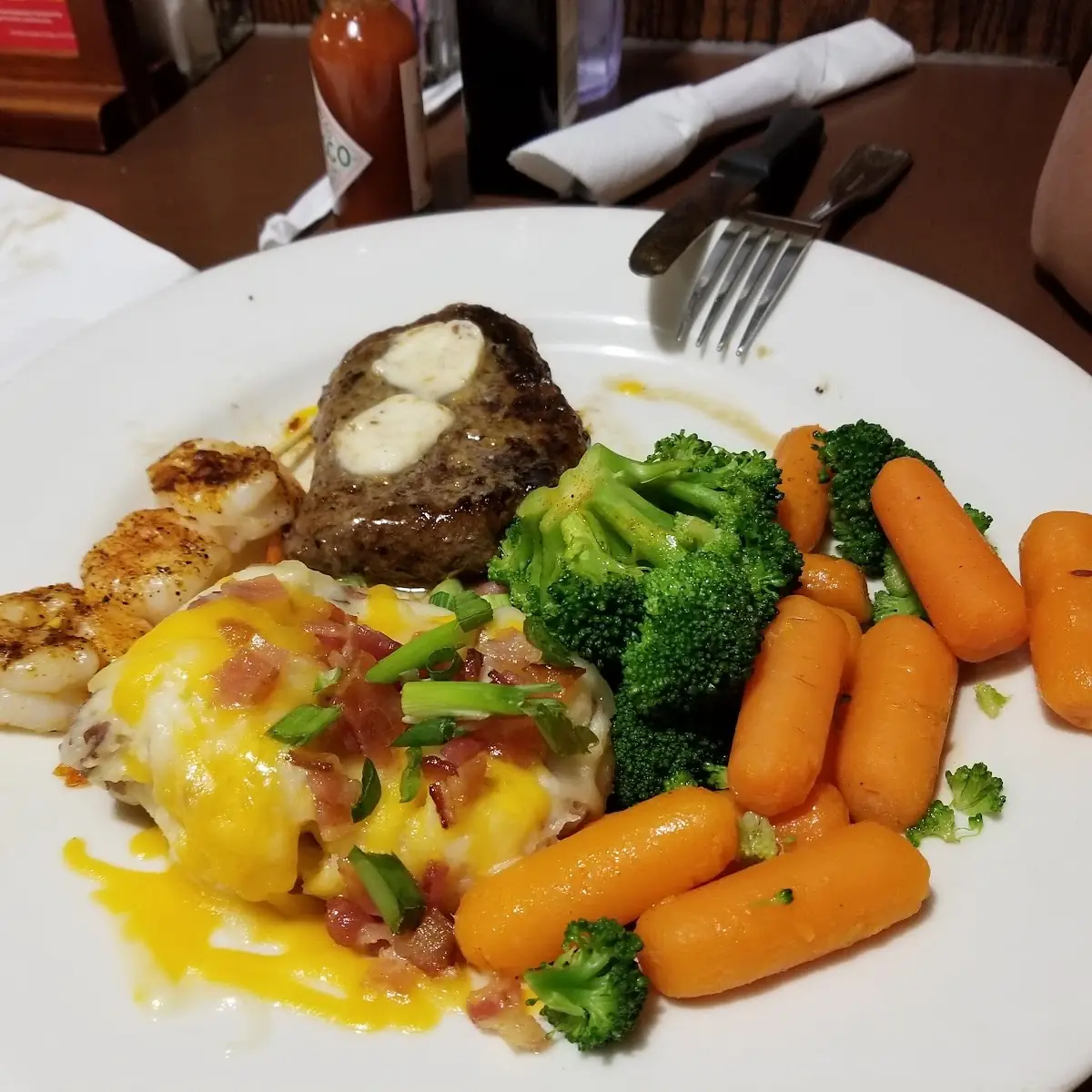 Top Sirloin & Shrimp