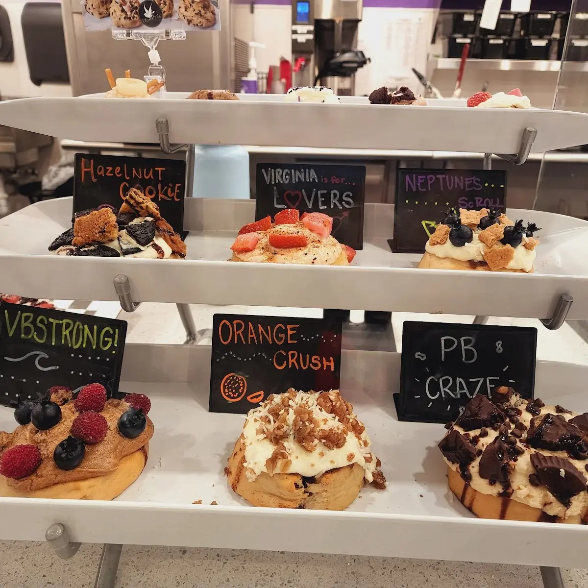 Cinnamon Roll Display