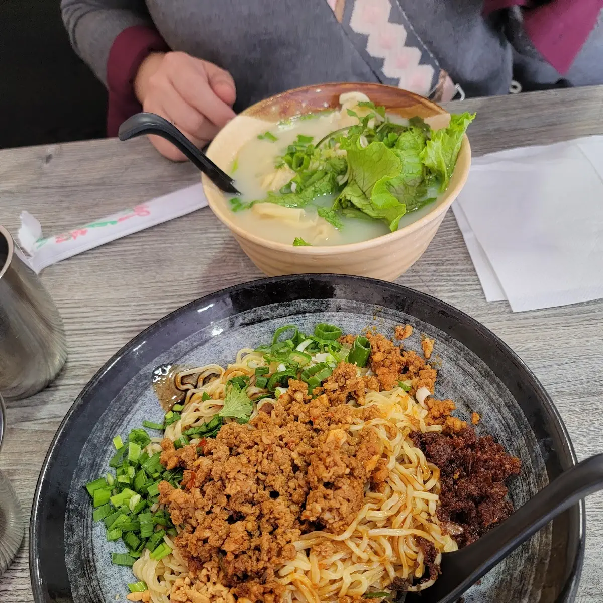 Noodles with Spicy Meat Sauce