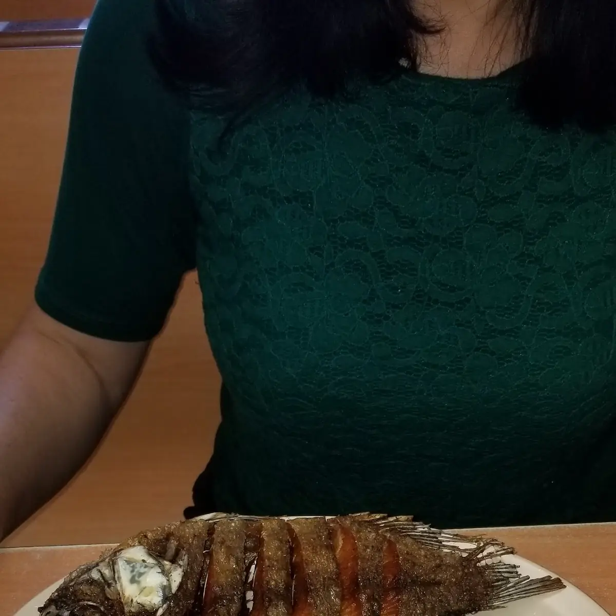 Mojarra Frita with Beans and Rice
