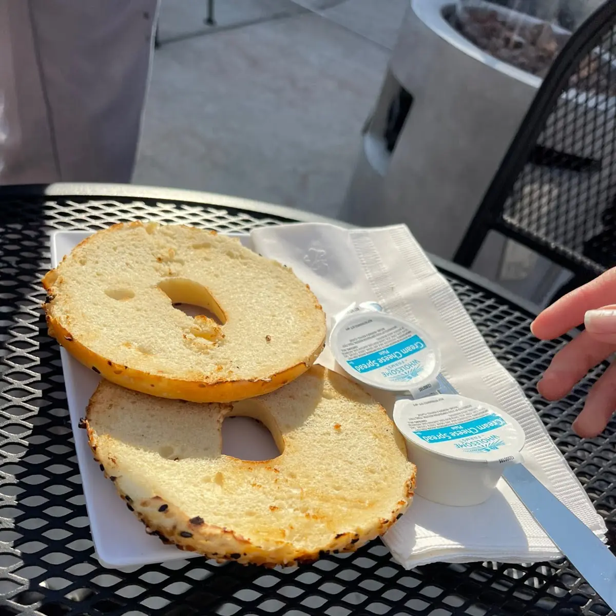 Everything Bagel Cream Cheese on the Side