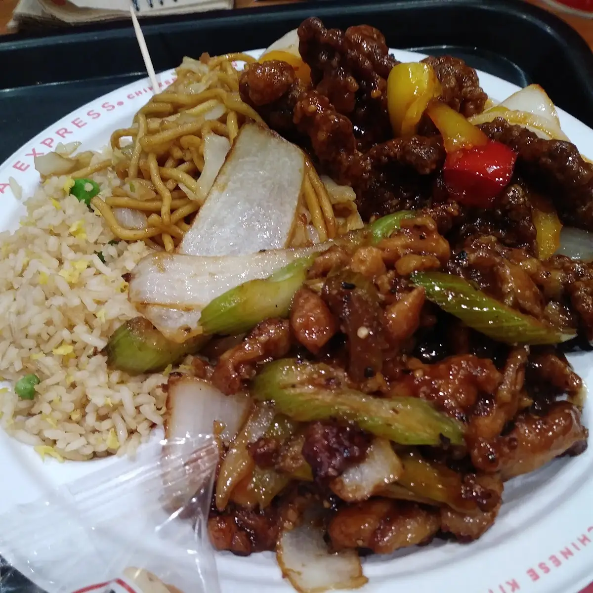 Beijing Beef and Black Pepper Chicken