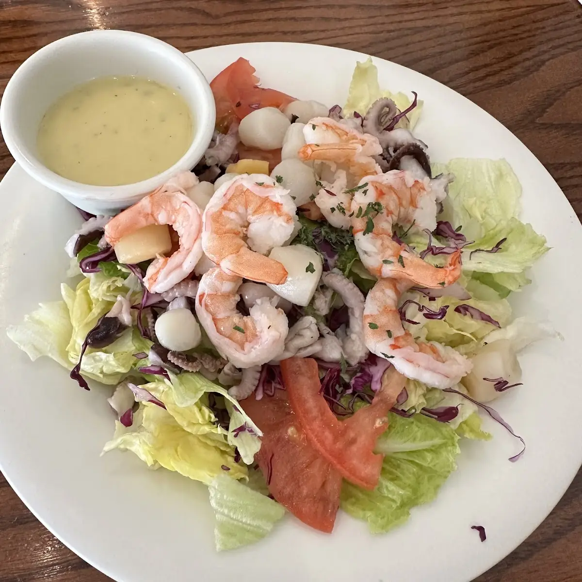 Seafood Garden Salad