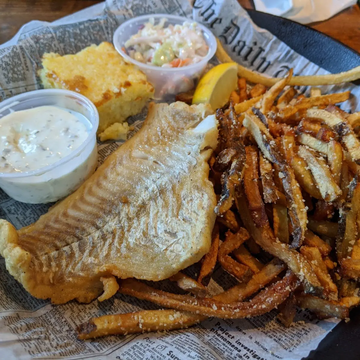 Fish Fry and Garlic Parmesan Fries