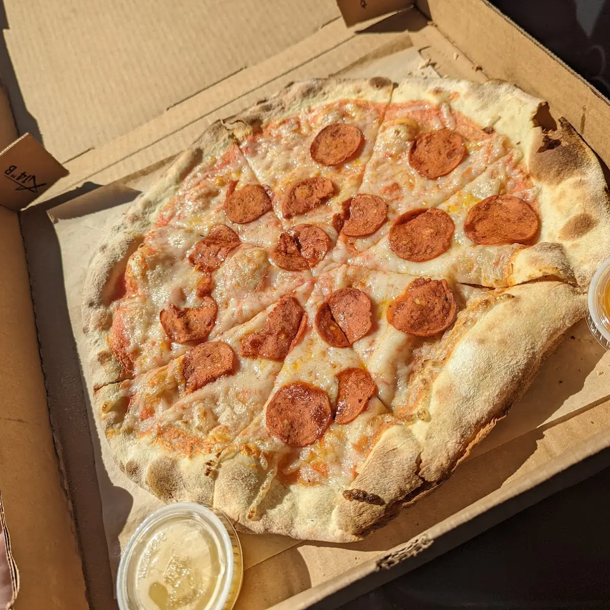 Vegan Pepperoni Pizza
