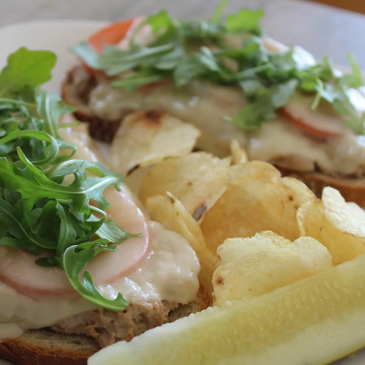 Open Face Melt Sandwich
