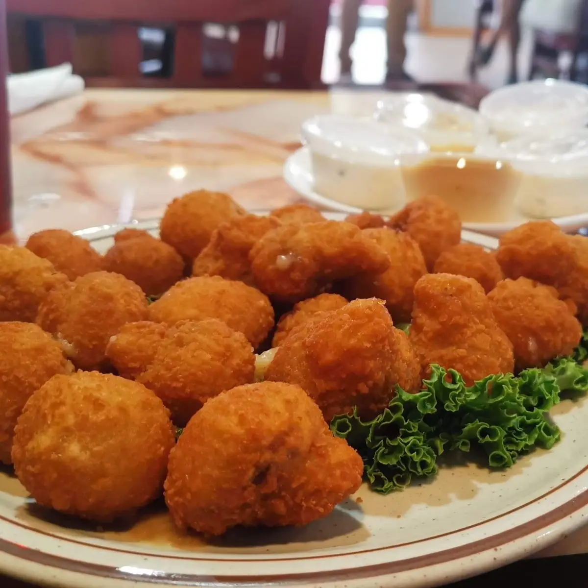 Golden Fried Mushrooms