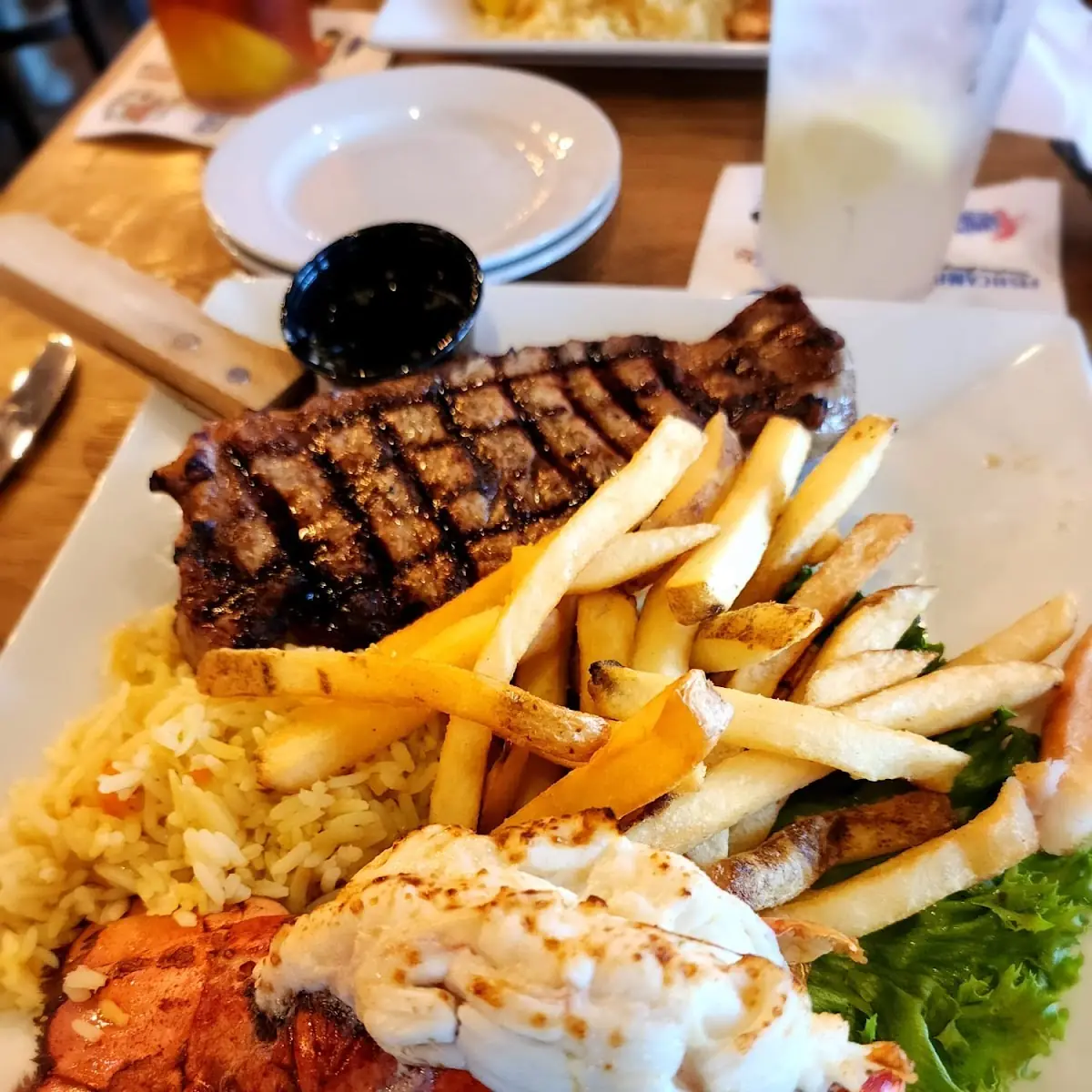 Double Lobster Tail Dinner