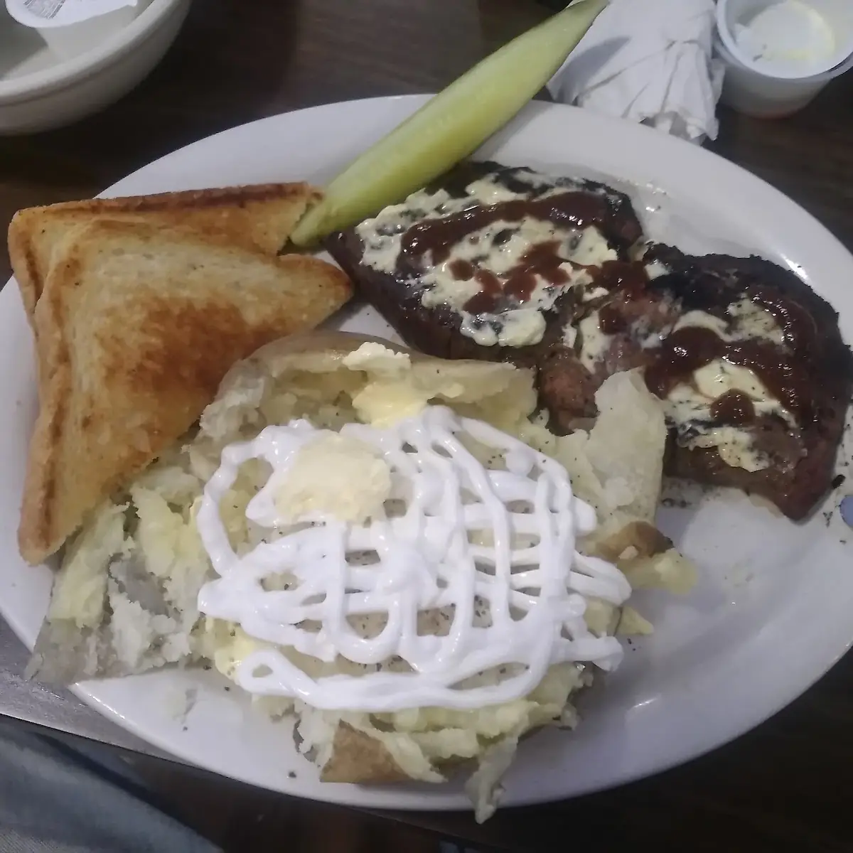 Pork Chop & Baked Tater