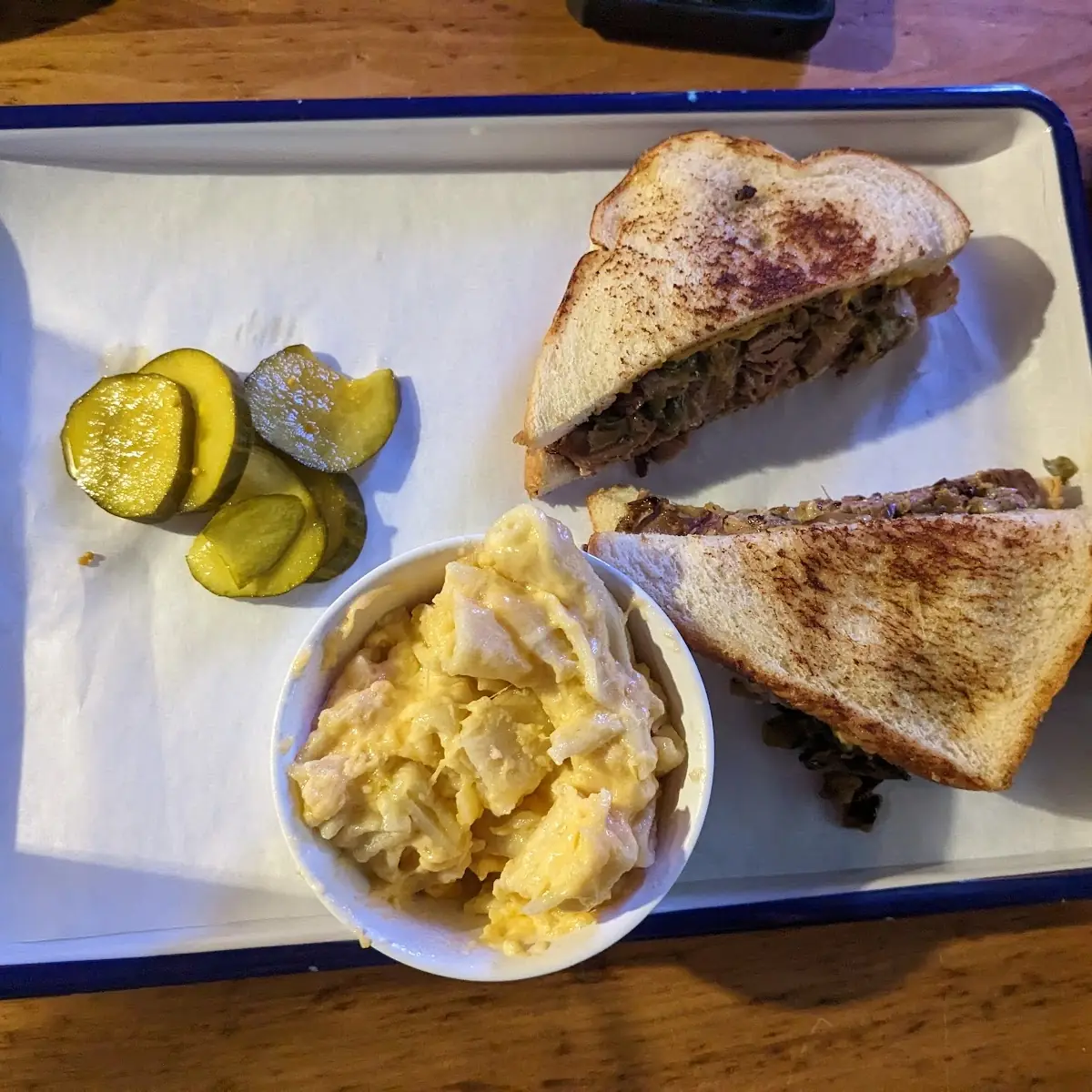 Brisket Grilled Cheese Sandwich