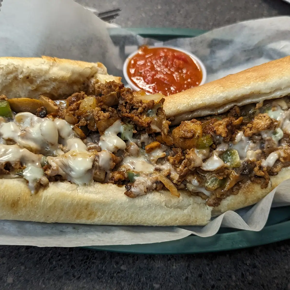 Chicken Cheese Steak Hoagie
