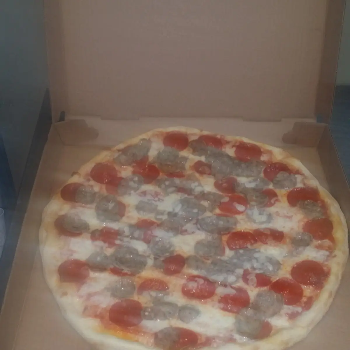 Pepperoni Sausage Pizza