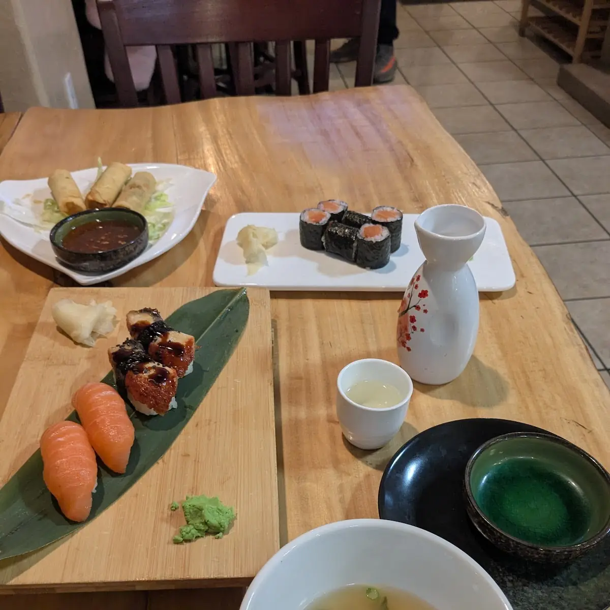 Salmon Sushi Eel Sushi