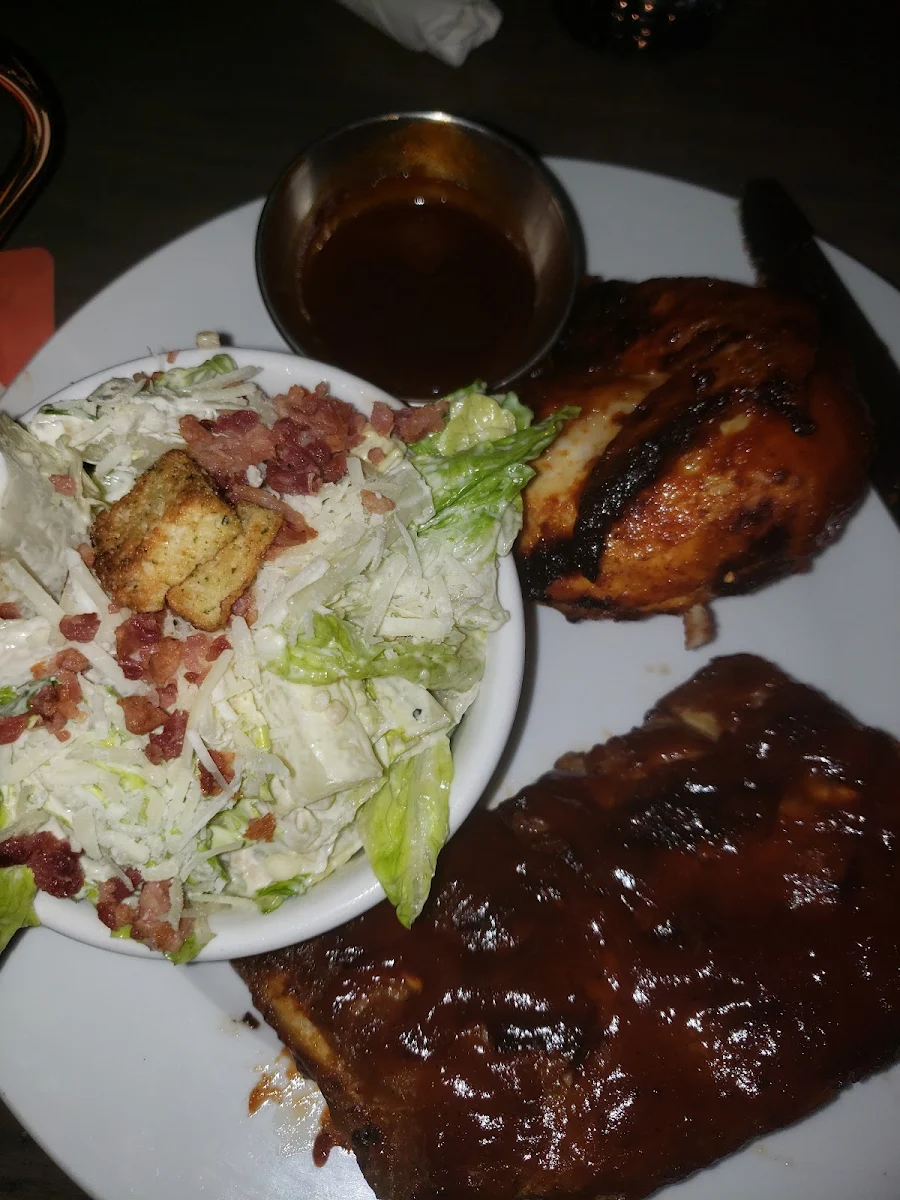 Chicken and Ribs, Chuck's Roadhouse Bar and Grill