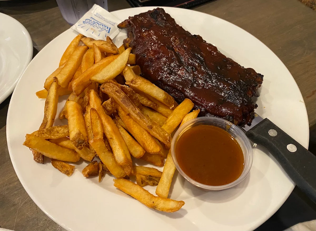 Half Rack Ribs, Chuck's Roadhouse Bar and Grill