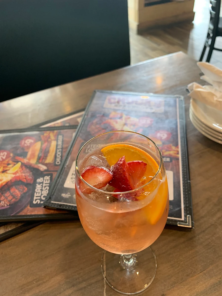 Peach Sangria, Chuck's Roadhouse Bar and Grill