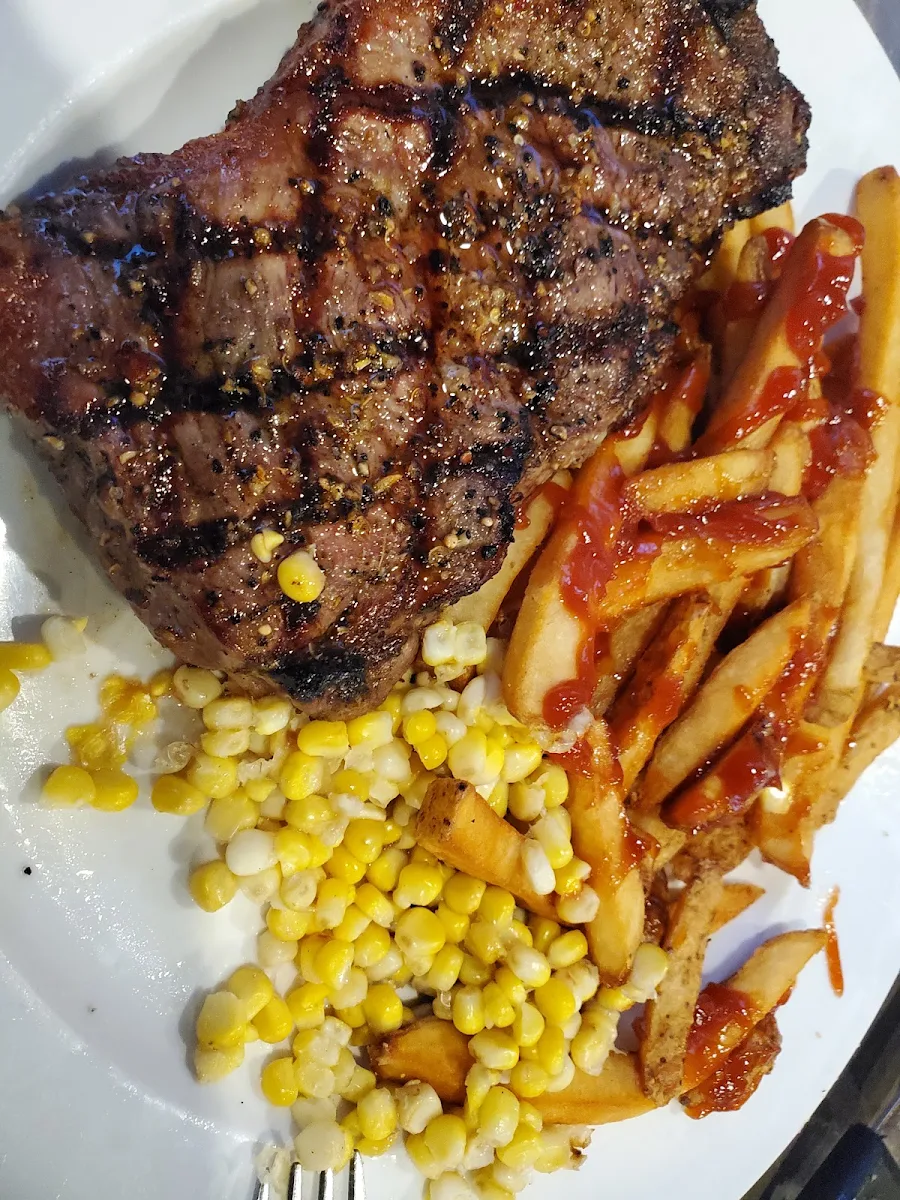 Steak and Fries, Chuck's Roadhouse Bar and Grill