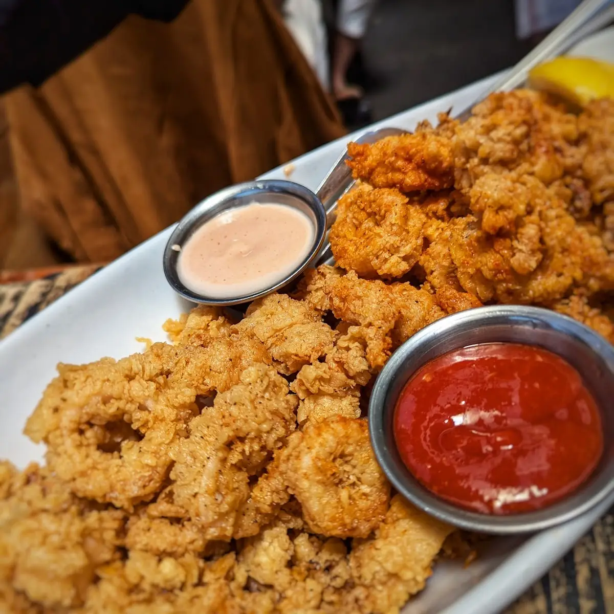 Deep Fried Green Beans Calamari Fritti