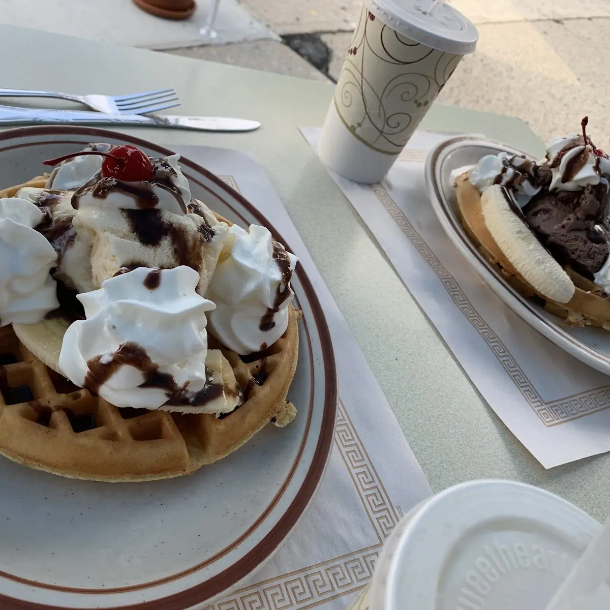 Belgian Waffle Sundae