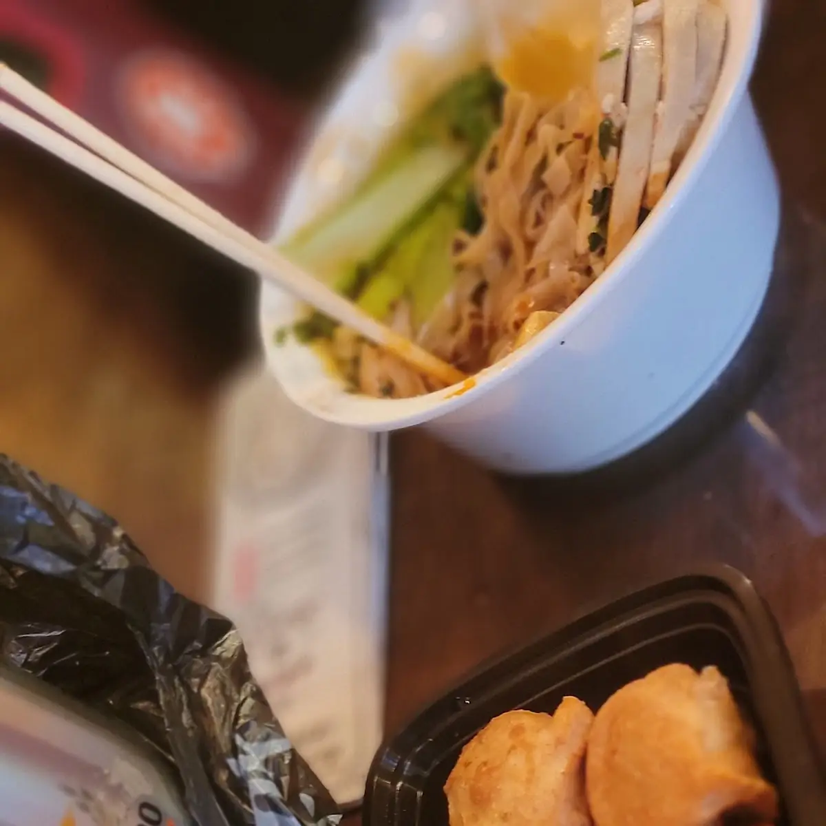 Scallion Pancake and Fried Dumplings