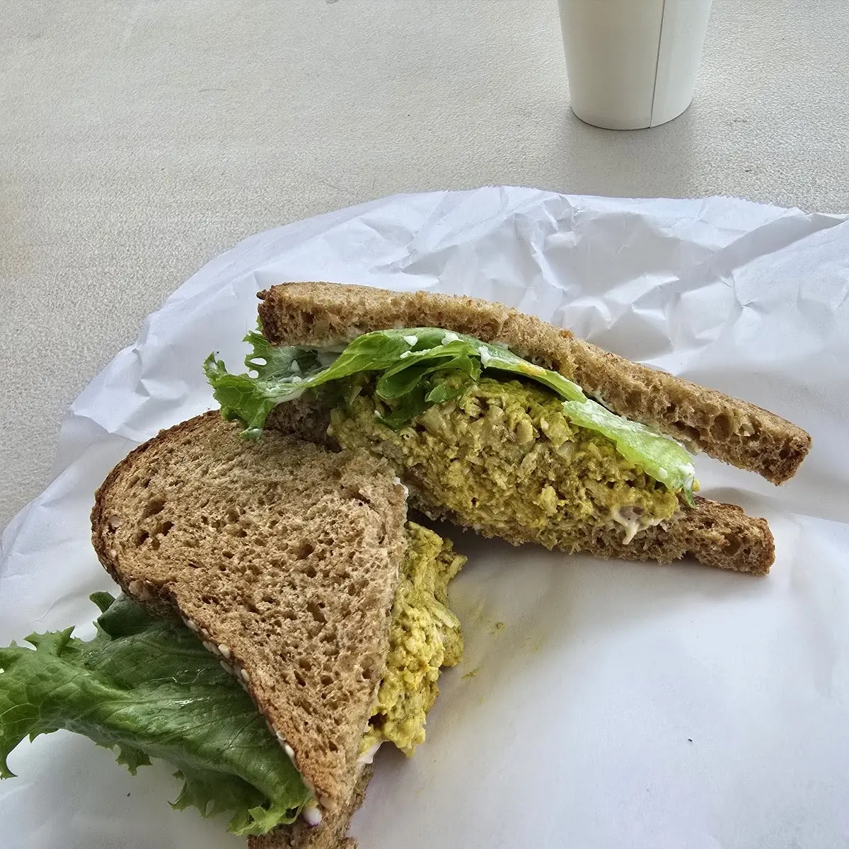 Curry Chicken Salad Sandwich
