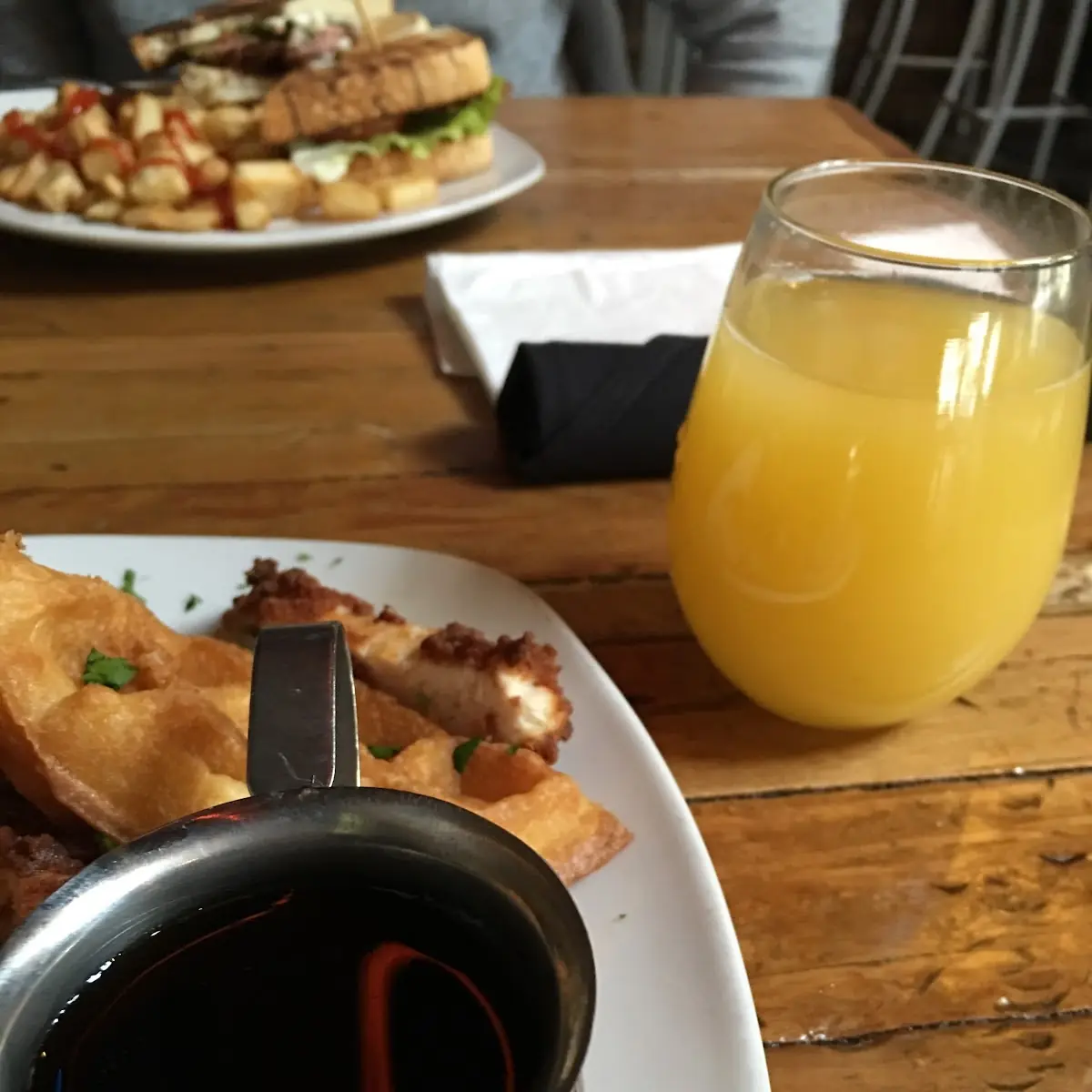 Hot Honey Chicken & Waffles