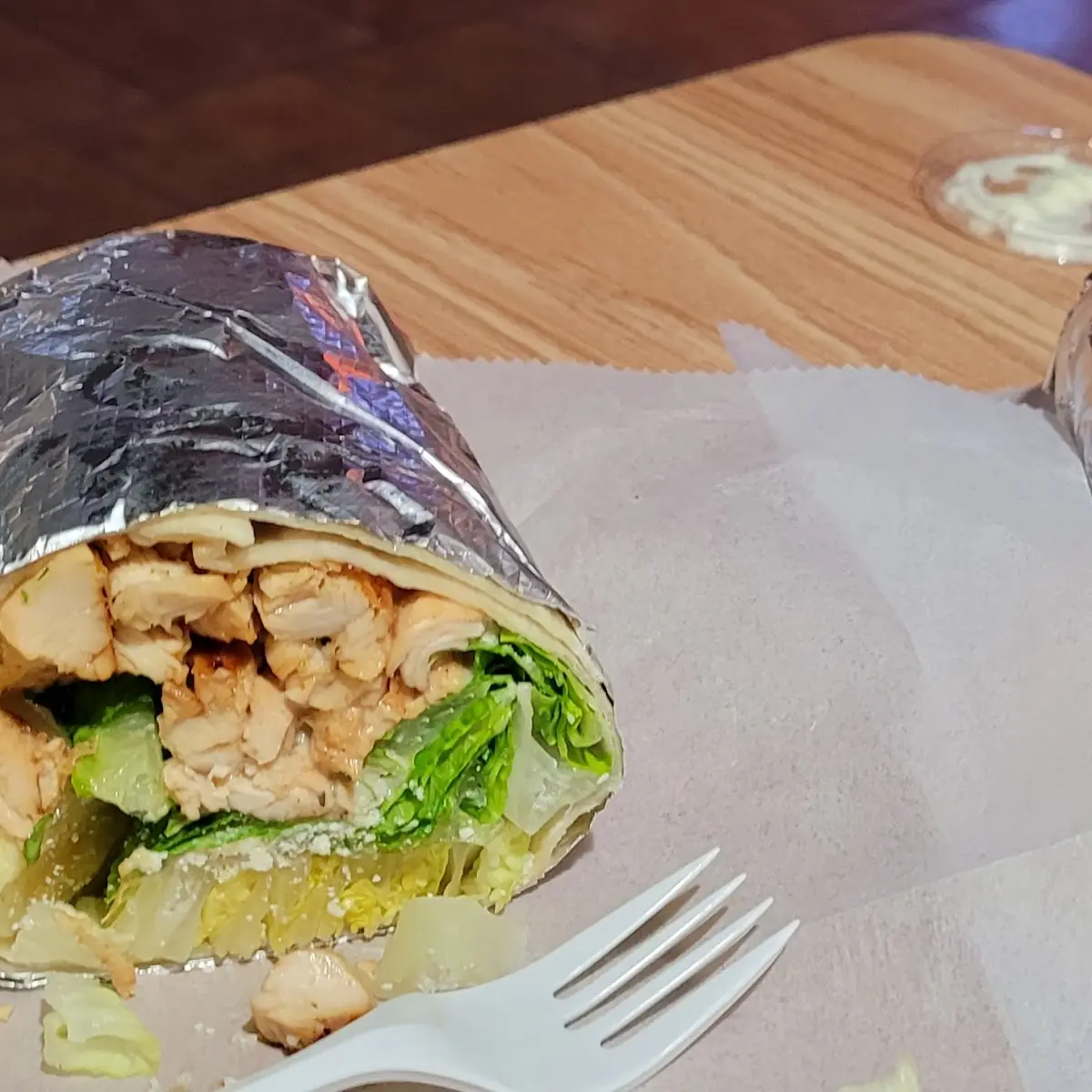 Chicken Caesar and Buffalo Chicken Wraps
