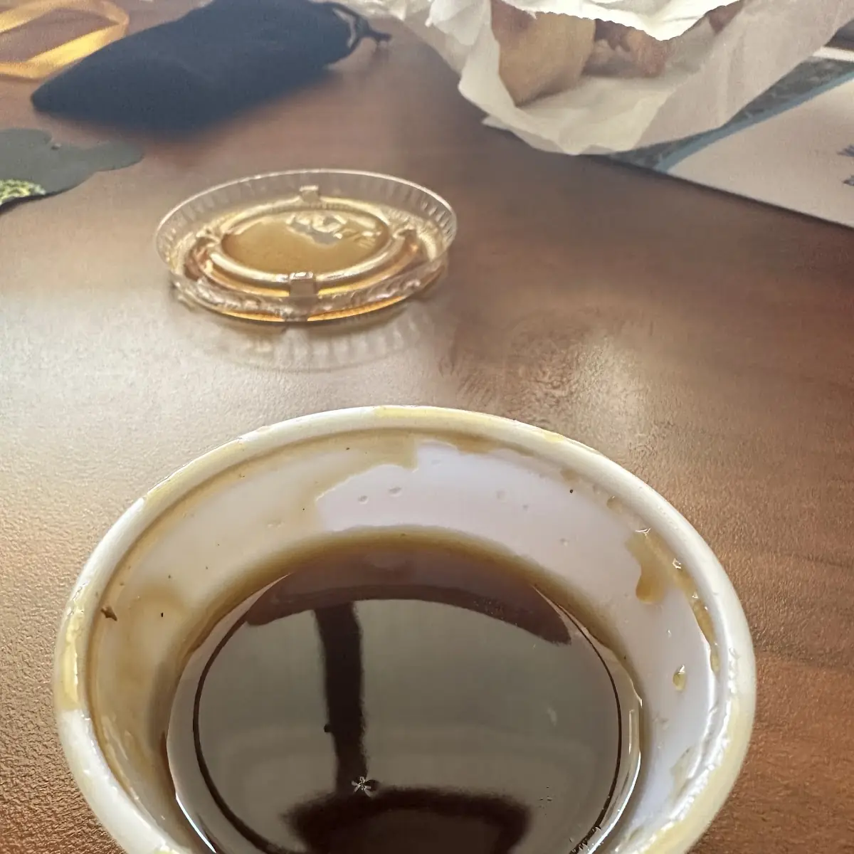 Sauce Cup Filled Halfway