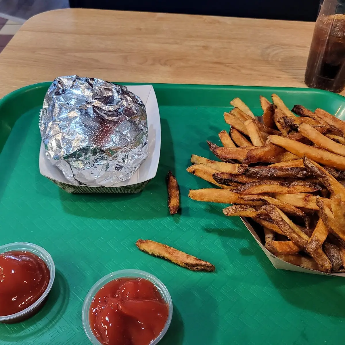 Bacon Burger with Fries