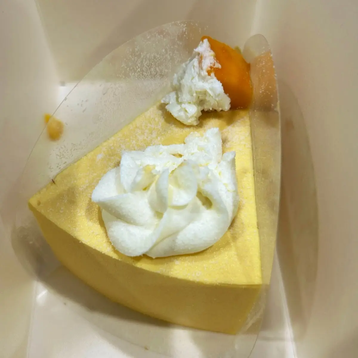 Mango Mousse Cake Slice