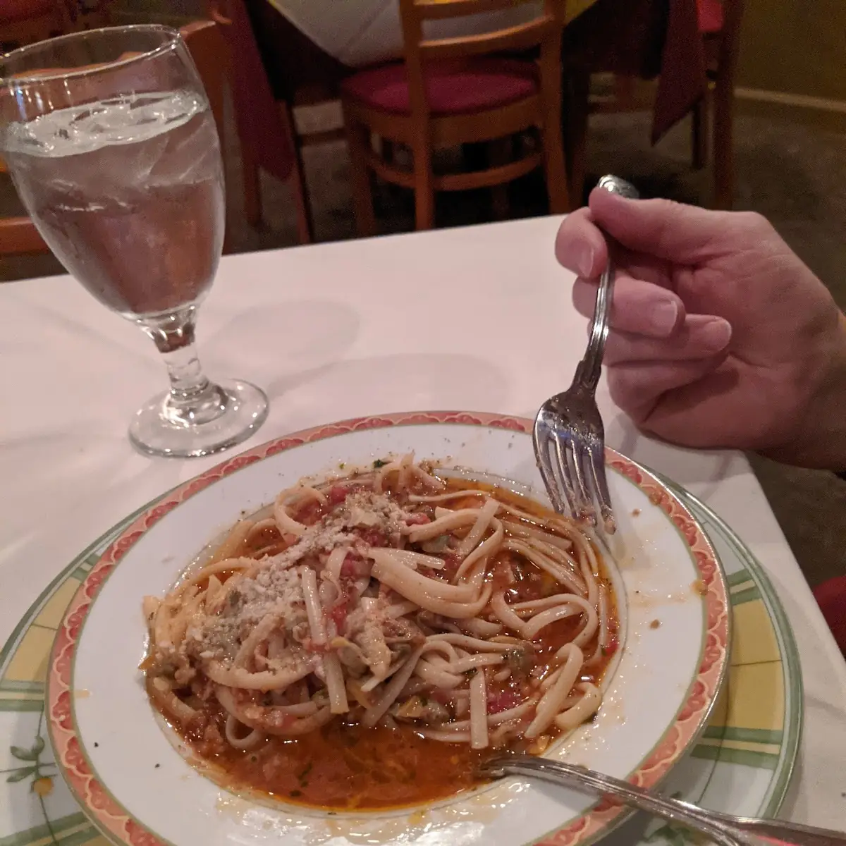 Linguini with Red Clam Sauce