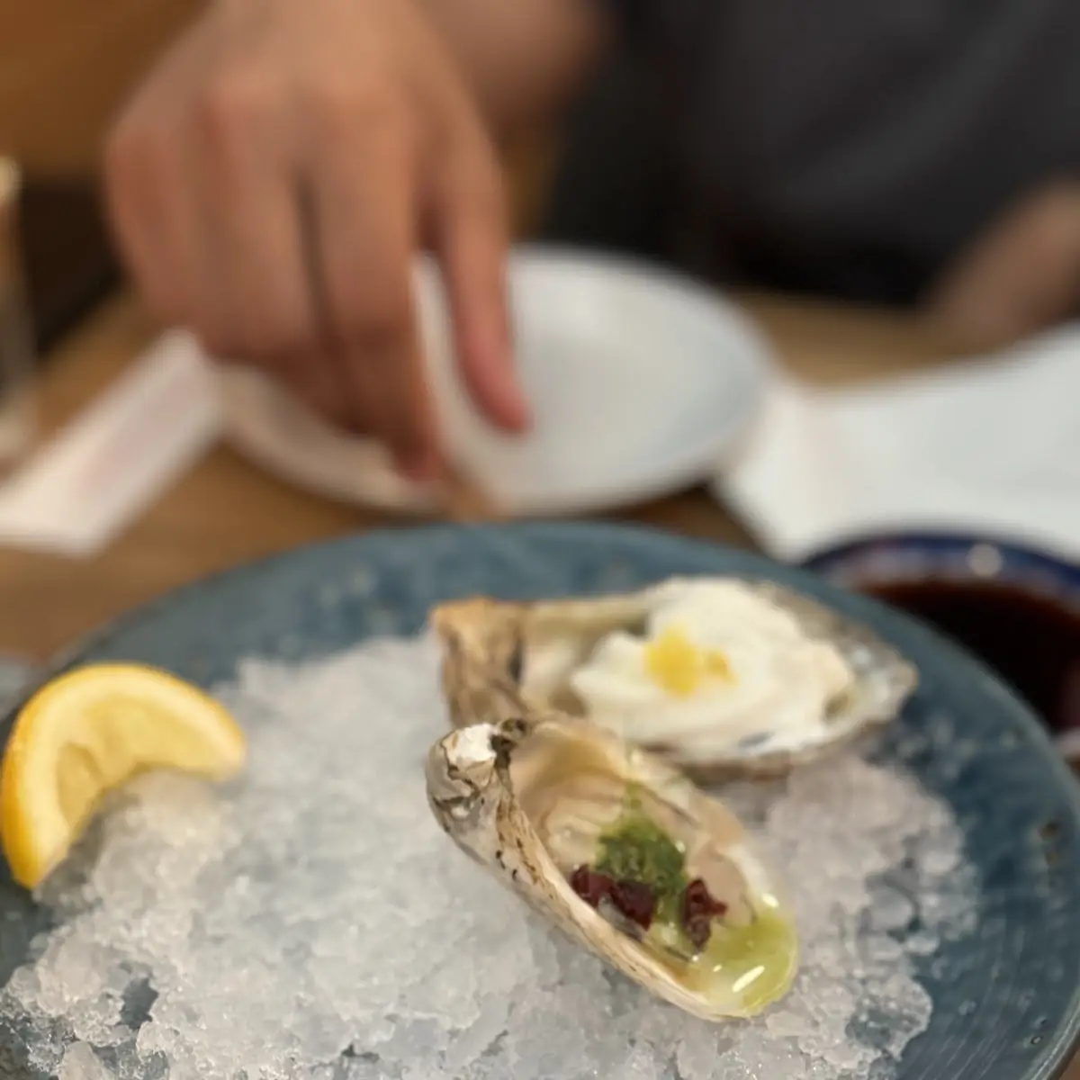 Raw Oysters with Yuzu