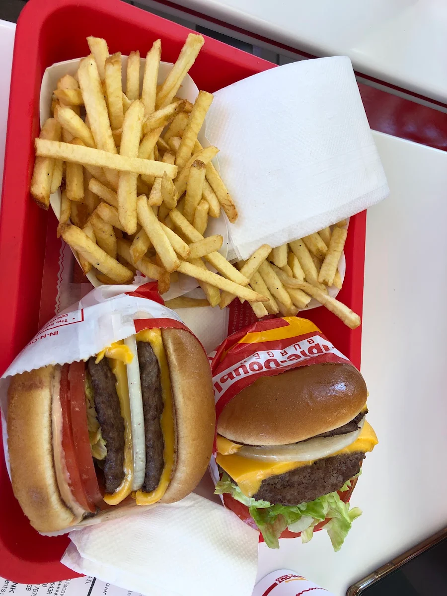 Double Double Cheeseburger w Grilled Onions