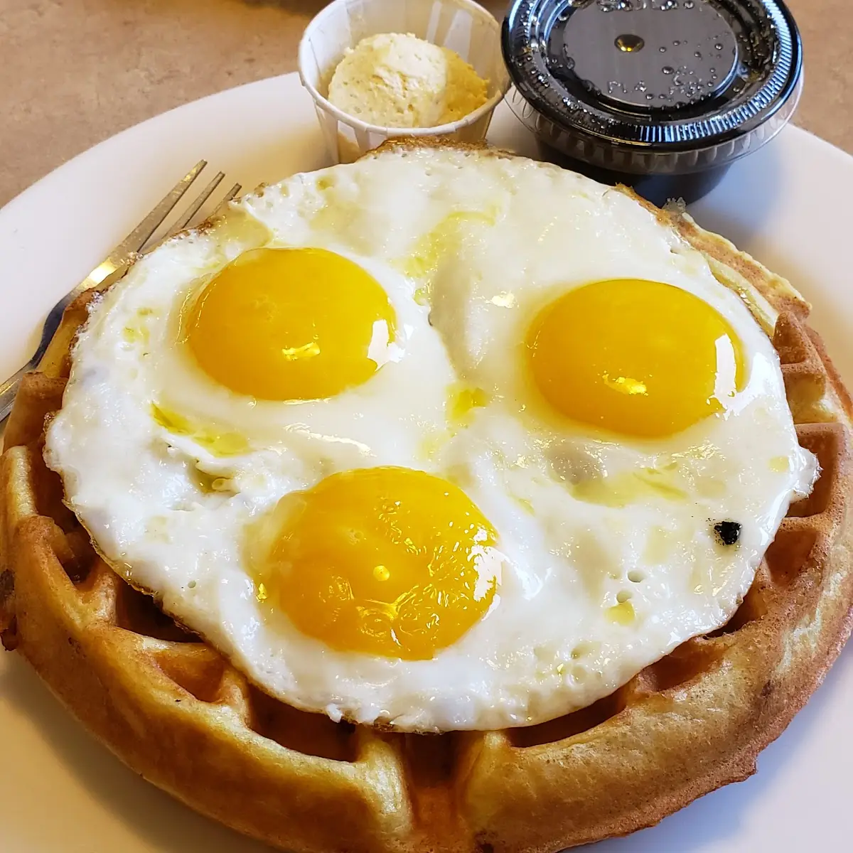 2 Pork Chops & Eggs