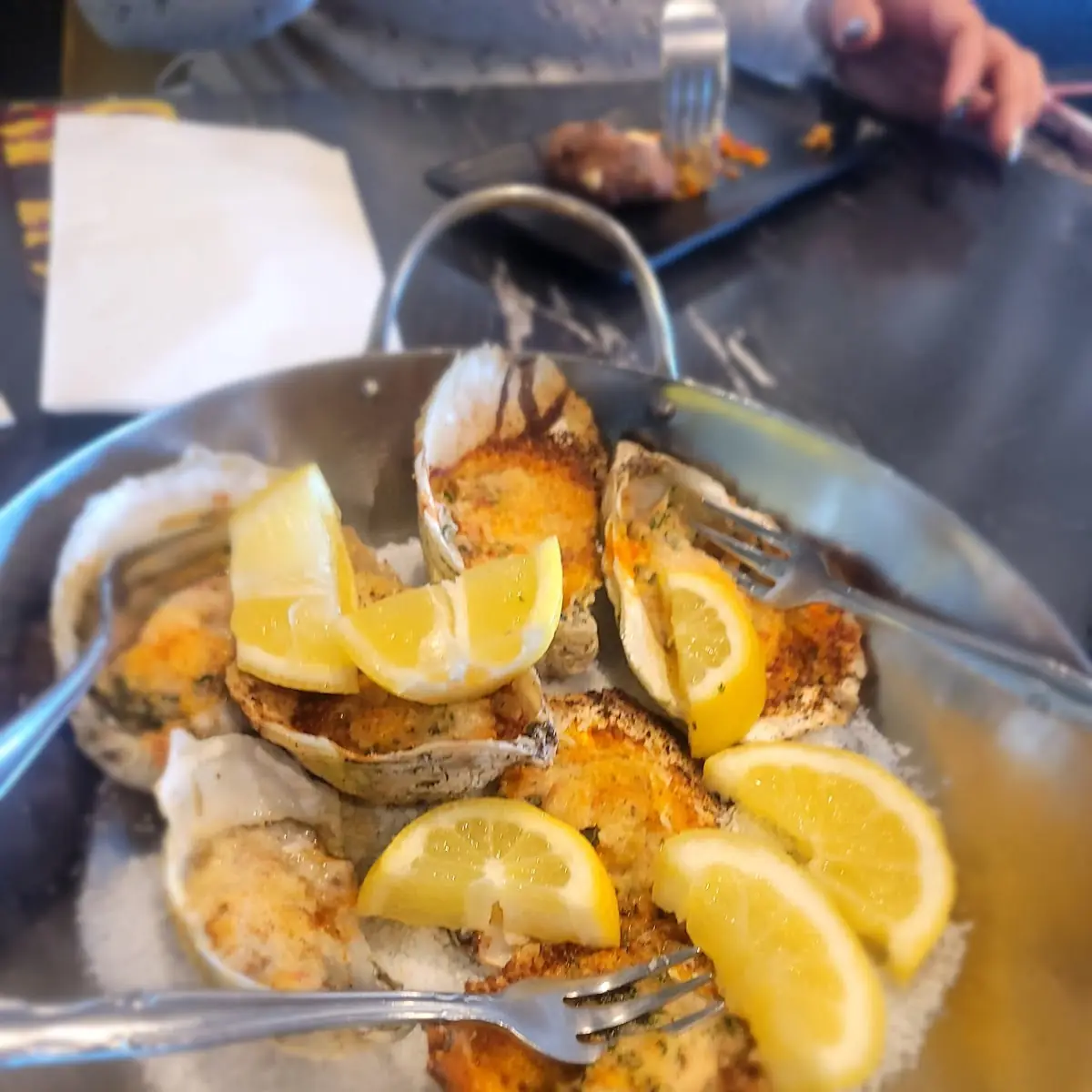 Double Char-Grilled Oysters