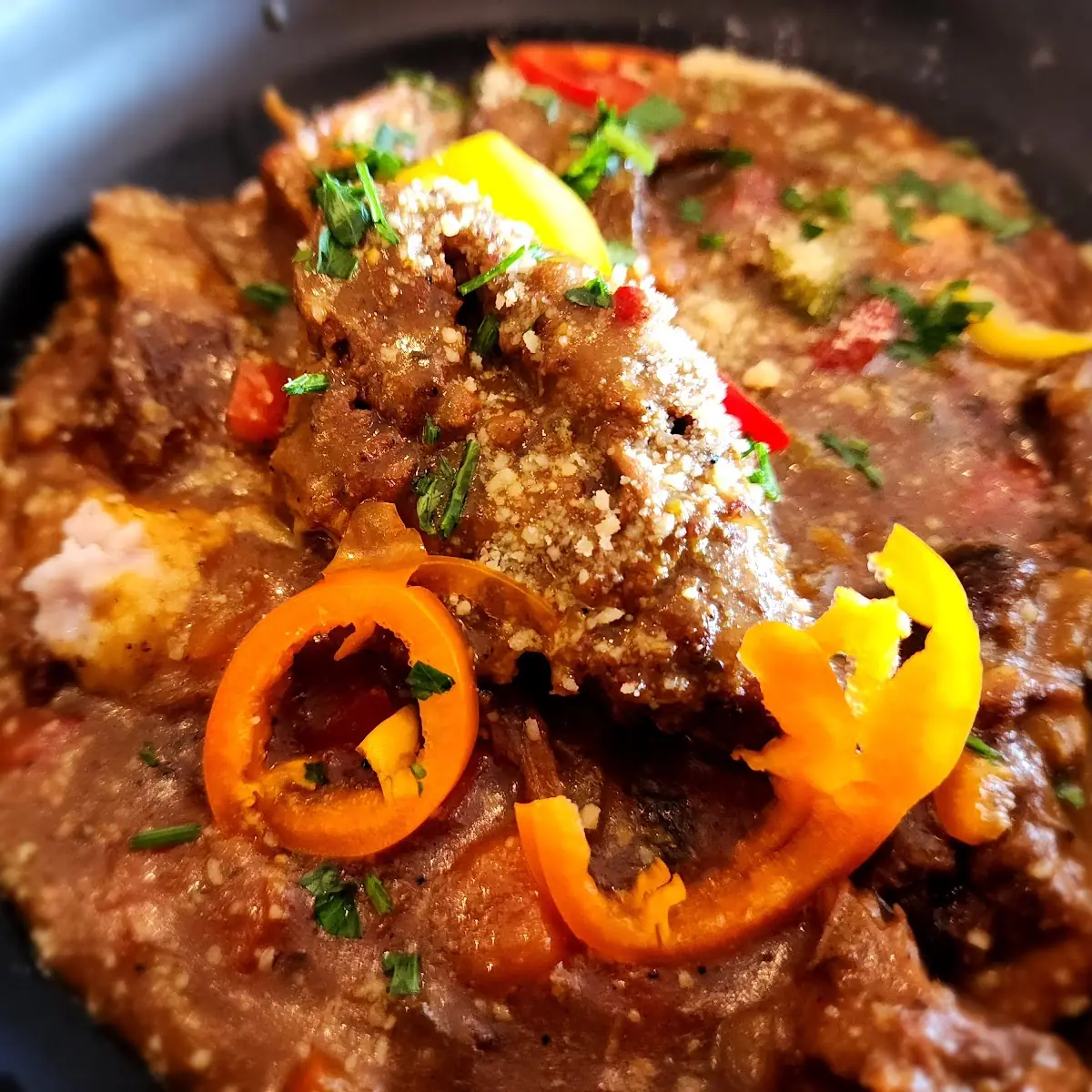 Short Ribs & Red Grits