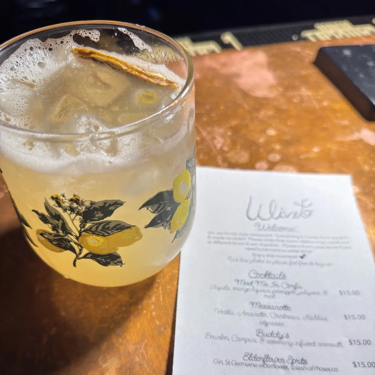 Lemon Ginger Spritz