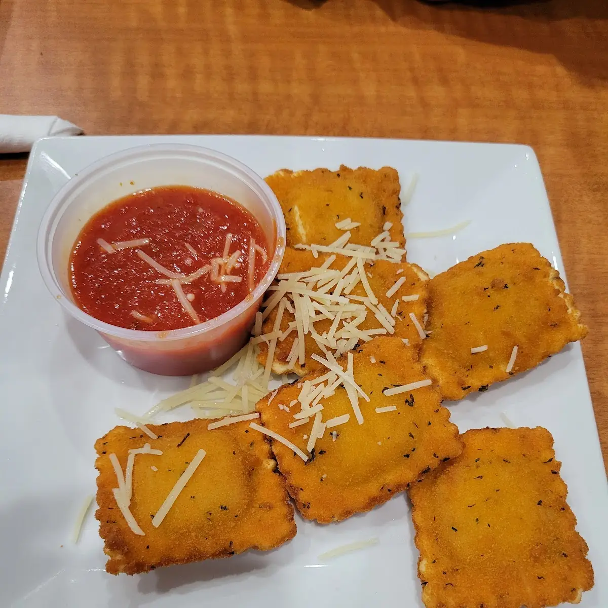 Spicy Toasted Ravioli