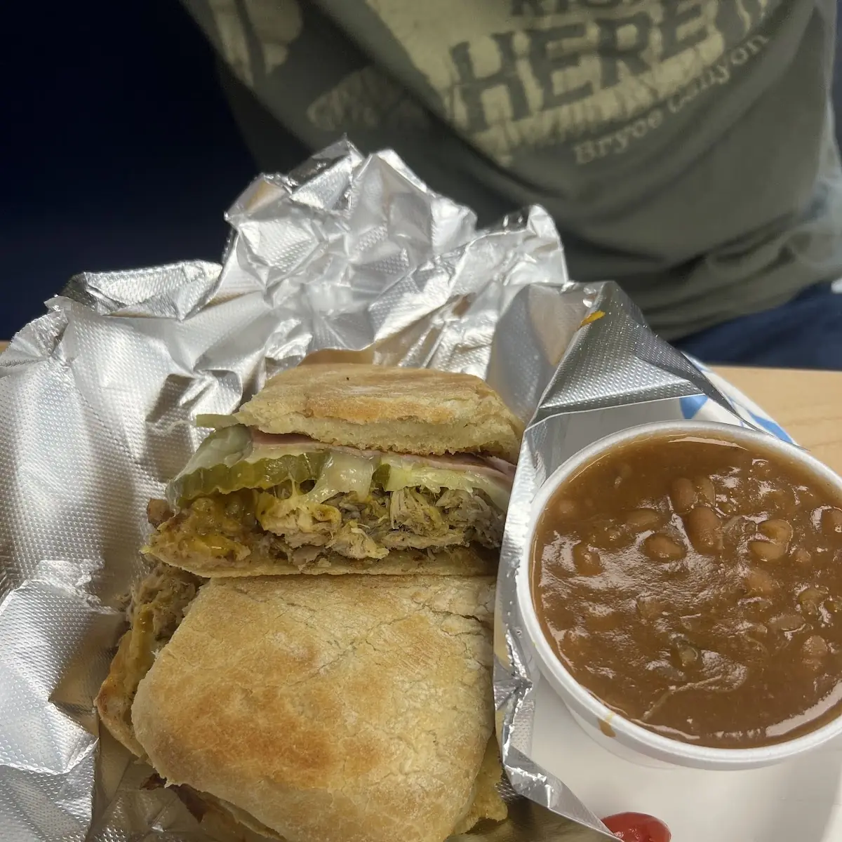 Cuban Sandwich with Side
