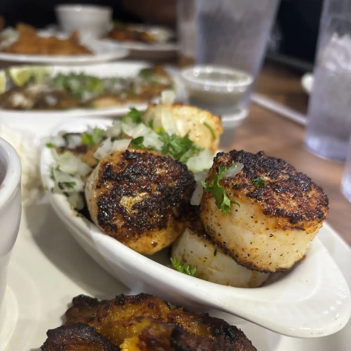Blackened Scallops