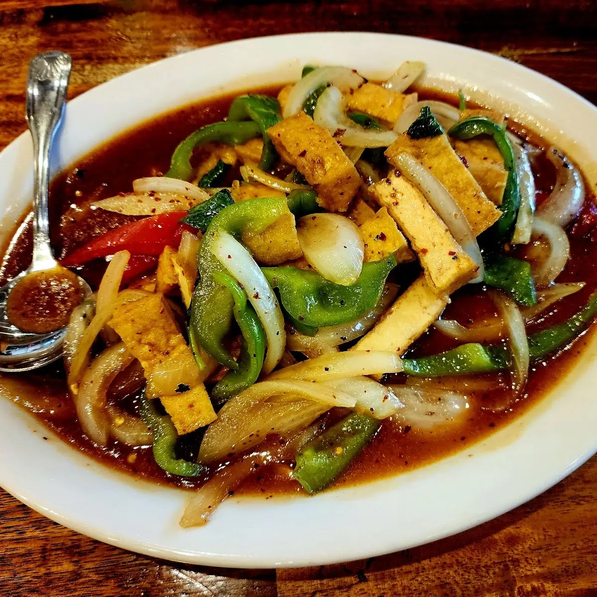 Pad Ka-Pow with Tofu