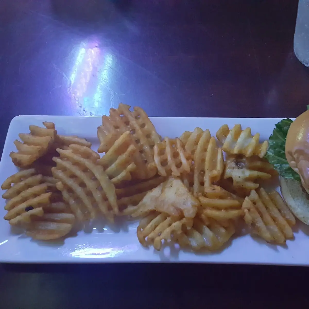 Veggie Burger and Fries