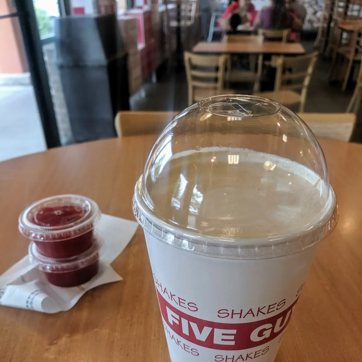 Peanut Butter Milkshake Without Whipped Cream