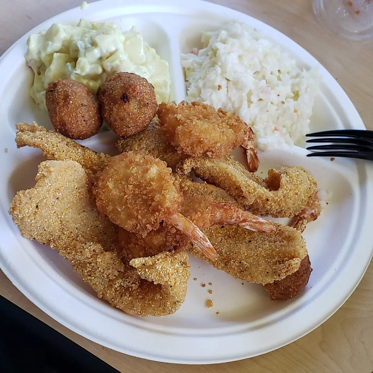 Fried Fish and Shrimp Combo