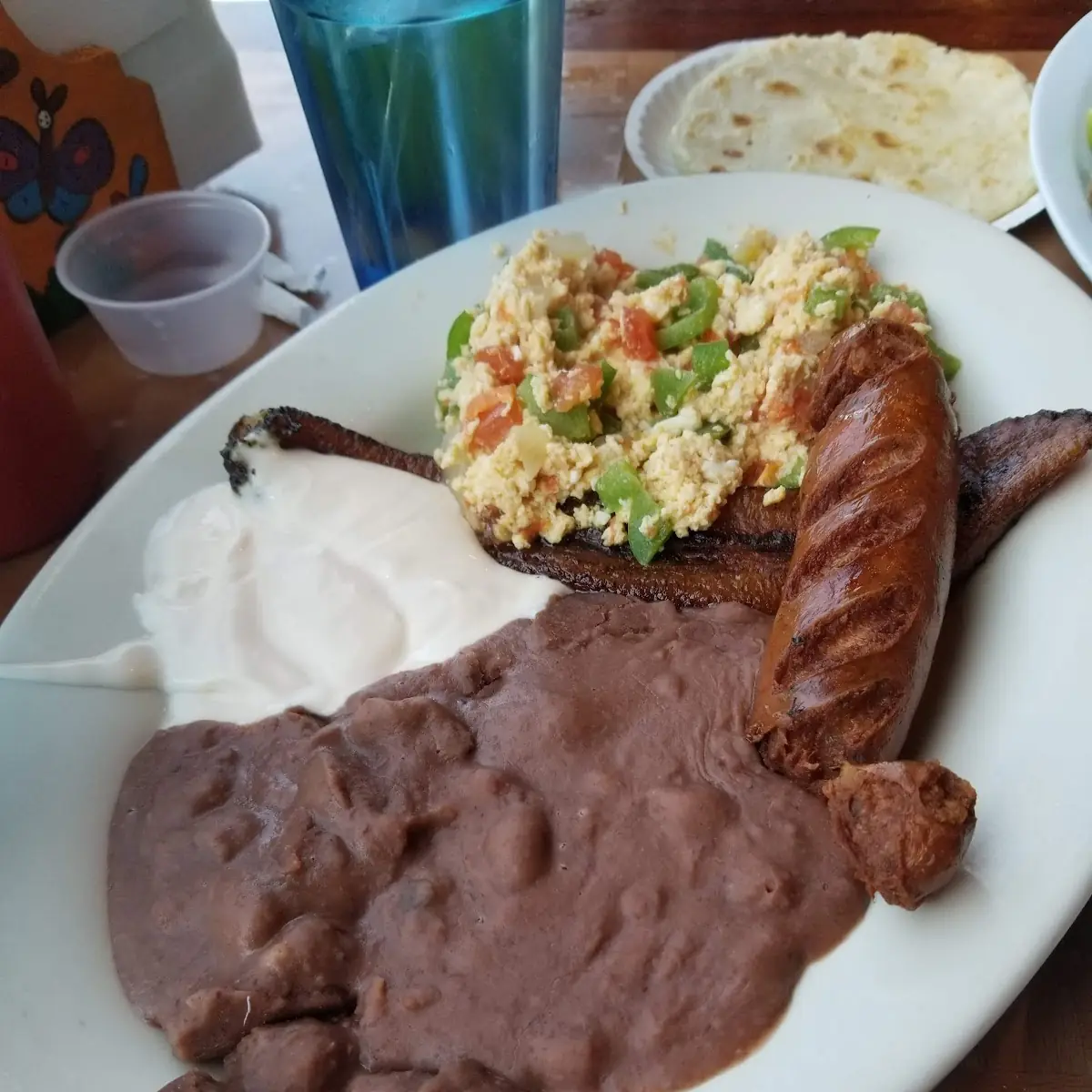 Salvadoran Breakfast Plate