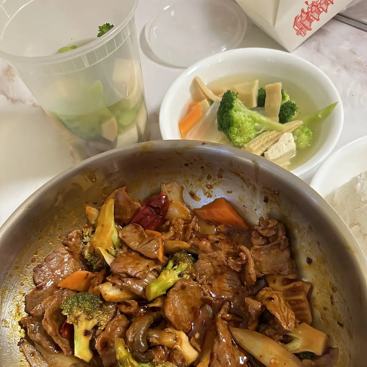 Vegetable Bean Curd Soup