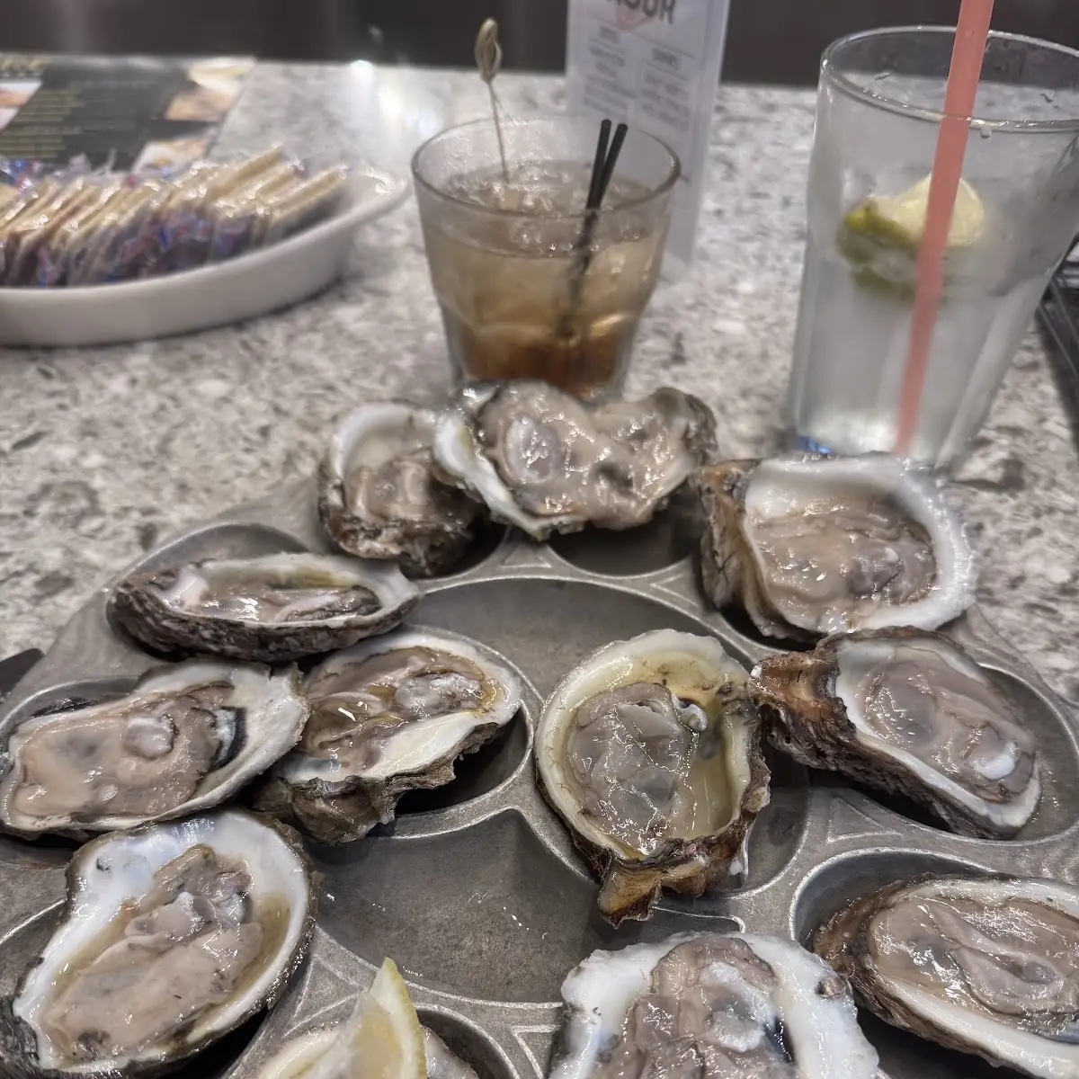 Oysters on the 1 2 Shell