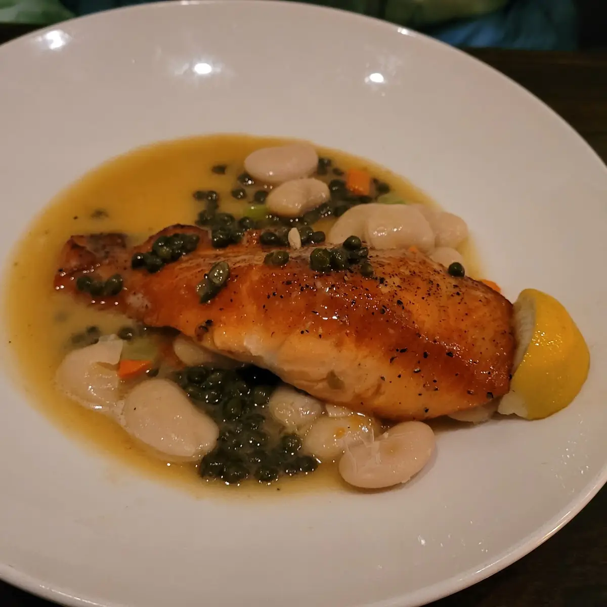 Alaskan King Salmon Piccata