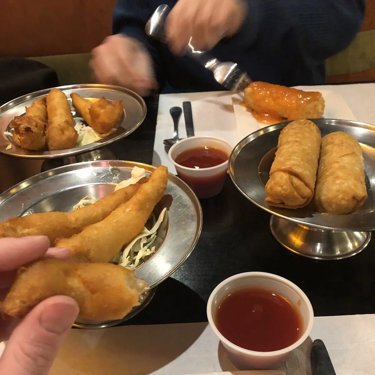 Mandarin Chicken and Egg Rolls