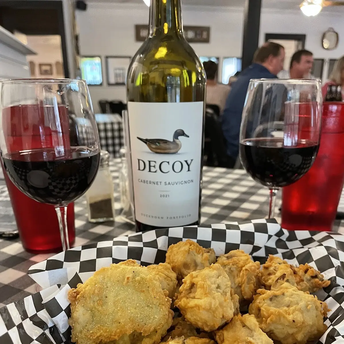 Fried Green Tomatoes and Fried Mushrooms